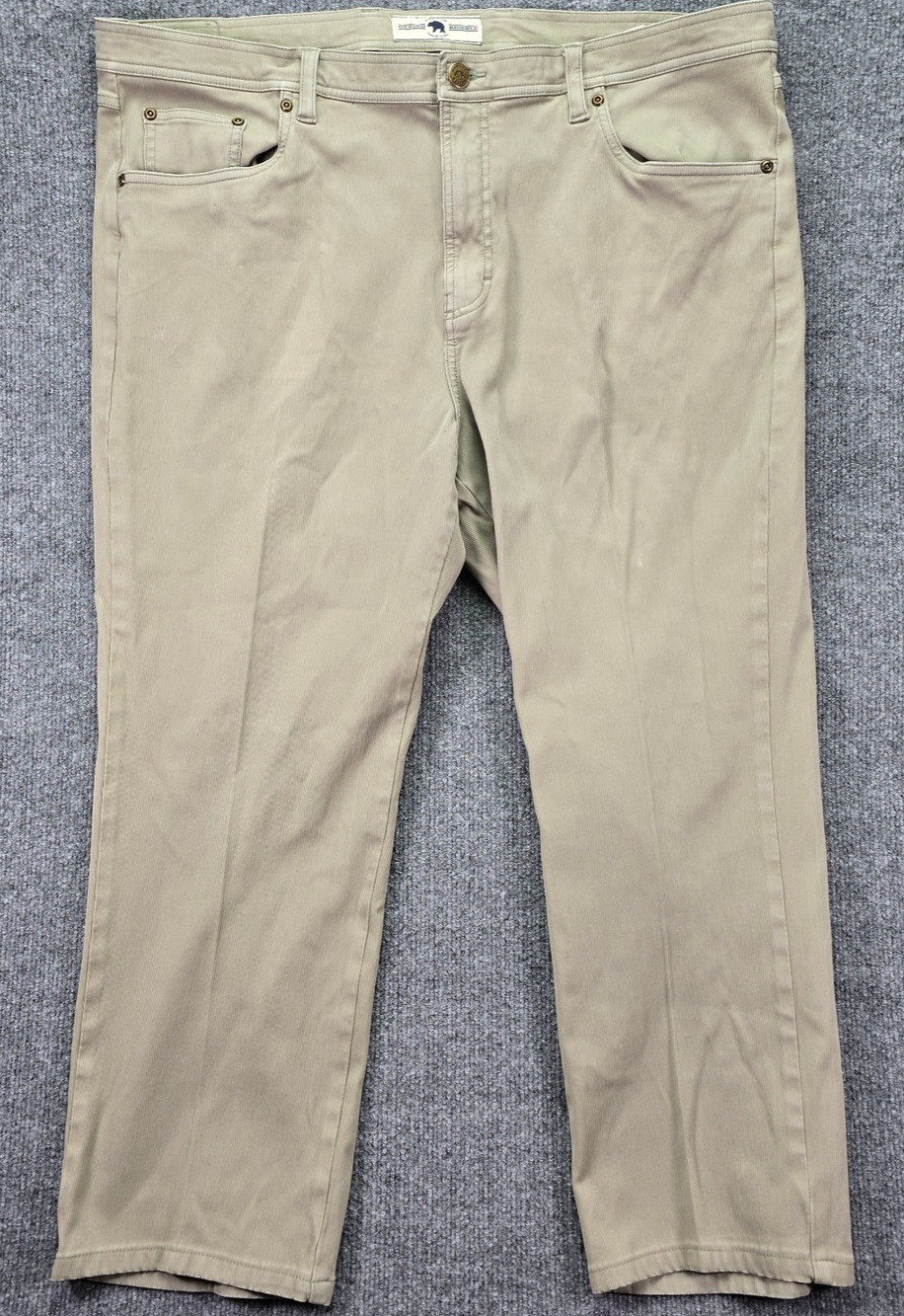 Onward Reserve Pants Mens 40x30 (40x26) Khaki Corduroy 5 Pocket Stretch Casual